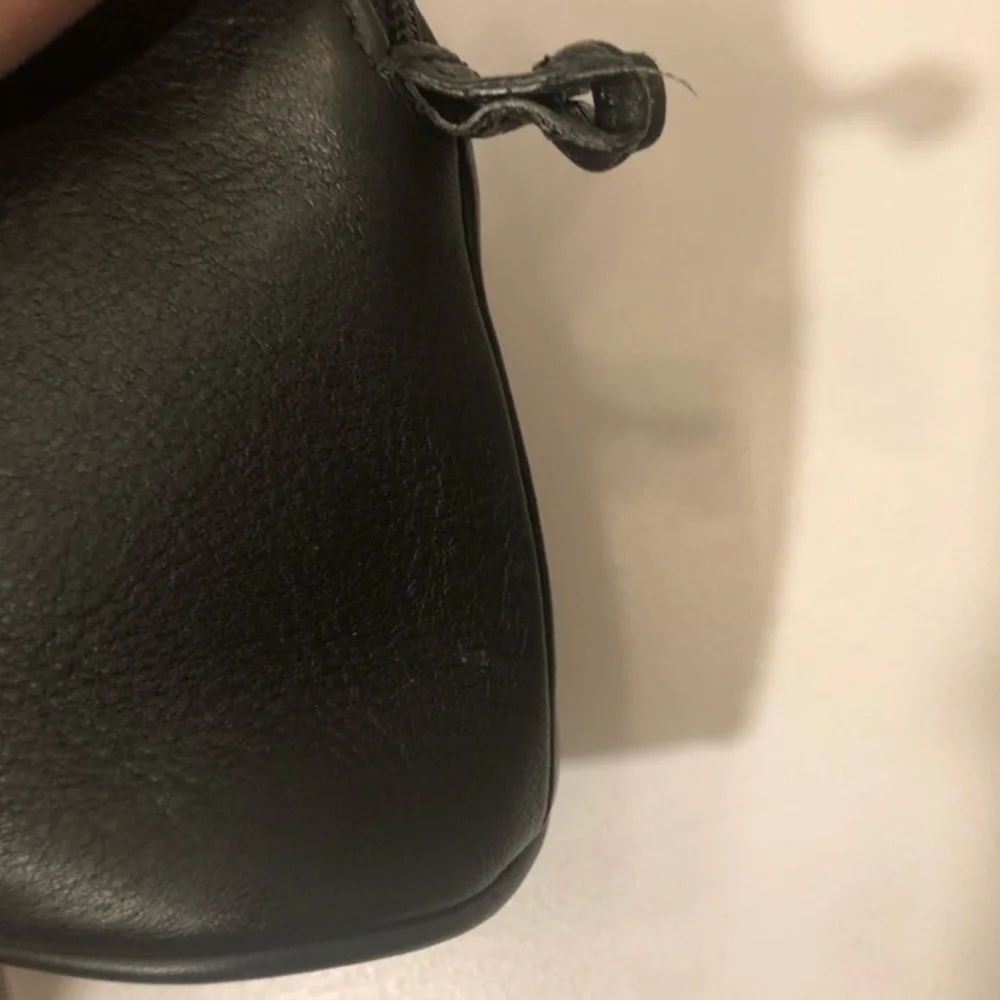 Coach vintage black cosmetic case toiletries bag with mini hang tag RARE